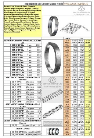 Фото Перфорированная монтажная лента LM 100_2_10м