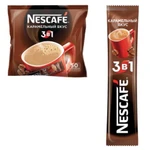 фото Кофе растворимый NESCAFE (Нескафе) "3 в 1 Карамель", 16 г, пакетик