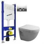 фото Duravit Starck 3 220209 + Geberit 458.162 21.1 унитаз инсталляция комплект