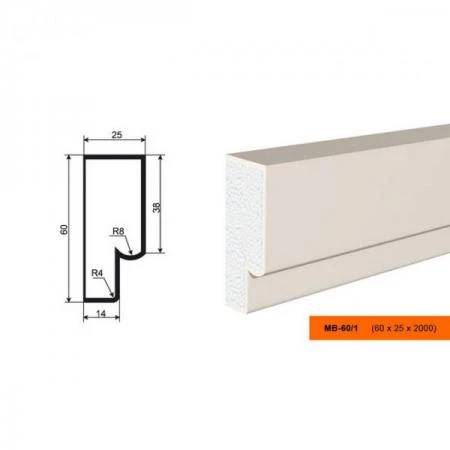 Фото Молдинг МВ-60/1 (МС-101)