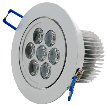 Фото Светодиодный точечный светильник "Downlight" 108x108x70 7.8вт 4200K 439лм IP40 УХЛ4 | DRG8-39-C-55 НОВЫЙ СВЕТ