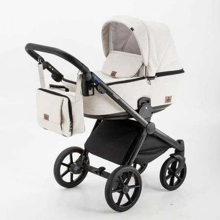 Фото Коляска 2 в 1 BeBe-mobile Cezaro белая