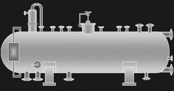 Фото Нефтегазосепаратор НГС, газосепаратор ГС, резервуары СУГ производства резервуарного завода ООО «Завод Емкостного Оборудования».