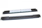 фото Hyperline PP3-19-16-8P8C-C5E-110D Патч-панель 19"