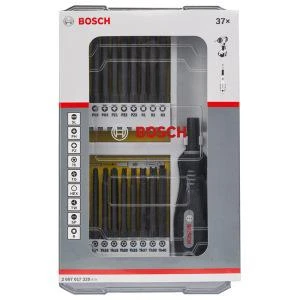 Фото Комплект насадок с рукояткой (37 предметов) Bosch 2607017320