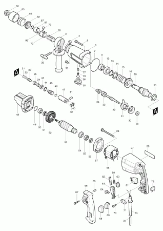 Фото Клавиша выключателя MAKITA HR2400