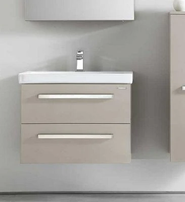 Фото Berloni Bagno Fusion FUBS05T Тумба с керамической раковиной на 75 см