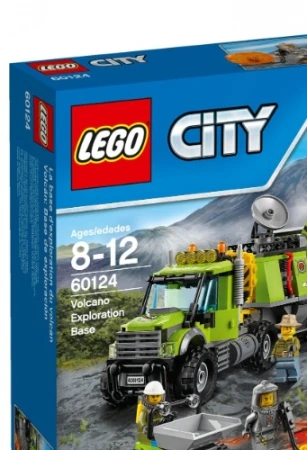 Фото Lego Дания Конструктор Lego City 60124 Volcano Exploration Base (Лего 60124 База исследователей вулканов)