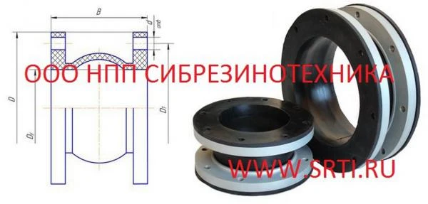 Фото Компенсаторы резиновые антивибрационные