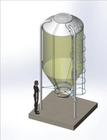 Фото Бункера для хранения комбикорма и гранулы