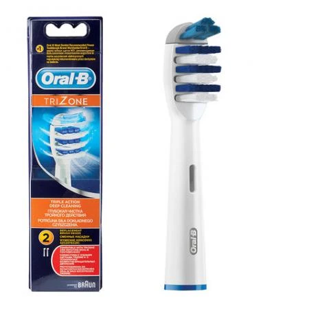 Фото Насадки для электрической зубной щетки ORAL-B (Орал-би) TriZone EB30, комплект 2 шт.