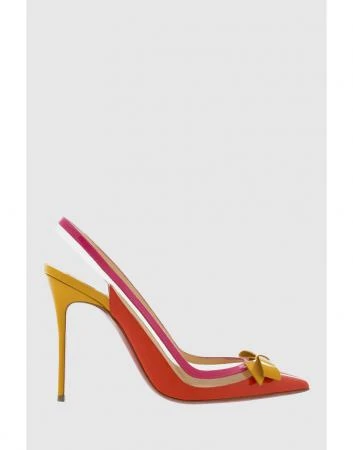 Фото Christian Louboutin Кожаные туфли Suspenodo sling 100