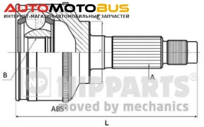 Фото Шрус Nipparts N2820524