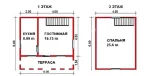 фото Дом из бруса 6х6, терасса Проект №5