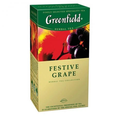 Фото Чай GREENFIELD (Гринфилд) "Festive Grape" ("Праздничный виноград")