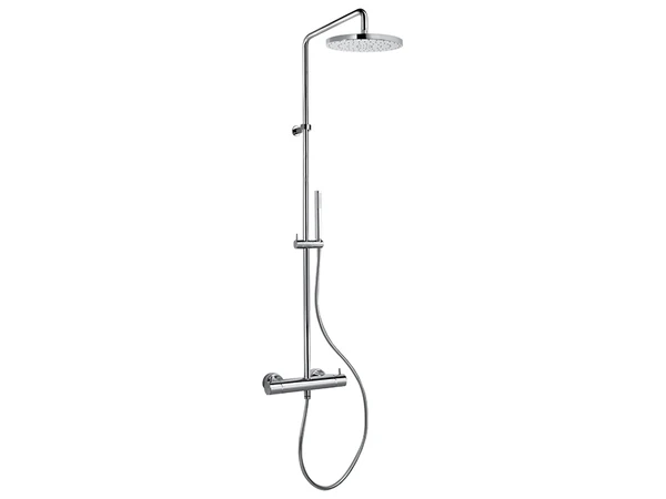 Фото Душевая стойка с термост Mamoli Shower Systems 382708220021 смесителем верхним и ручным душем, Хром