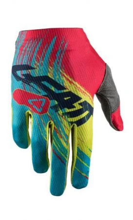 Фото Мотоперчатки Leatt GPX 1.5 GripR Glove Red/Lime L (6019033272)