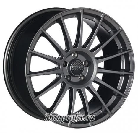 Фото OZ Racing Superturismo LM 8x18/5x115 D70.2 ET42 Matt Graphite + Silver Letters