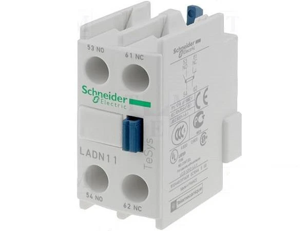 Фото Контакт дополнительный 1НО+1НЗ DN11 фронт.|LADN11 Schneider Electric