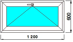 Фото Окно пвх фрамуга