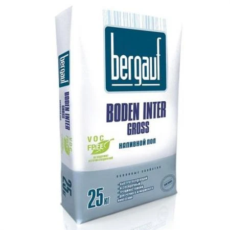 Фото Наливной пол Bergauf Boden Inter Gross 25кг