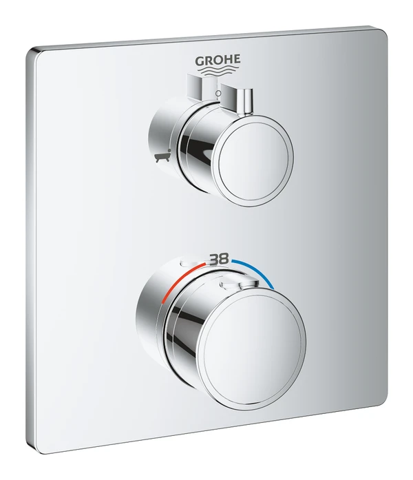 Фото Grohe Grohtherm 24080000 Термостат для ванны, встраиваемый без излива