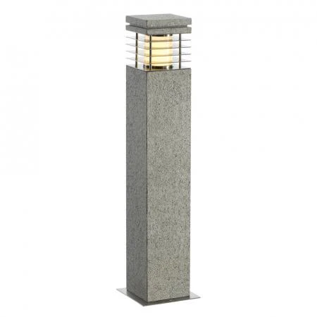 Фото ARROCK GRANITE 70 садовый светильник IP44 для лампы E27 15Вт макс., "соль&amp;перец" | 231411 SLV