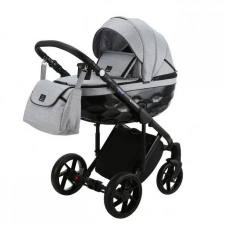 Фото Коляска 3 в 1 BeBe-mobile Castello Standart черный/светло-серый