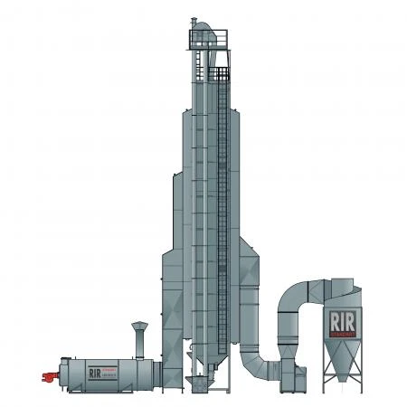Фото Зерносушилки шахтные RIR-У производительность от 20 до 80 т/ч