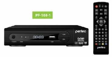 Фото PERFEO PERFEO PF-168-1-IN DVB-T2 приставка для цифрового TV/DolbyDigital/HDMI внутренний блок питания