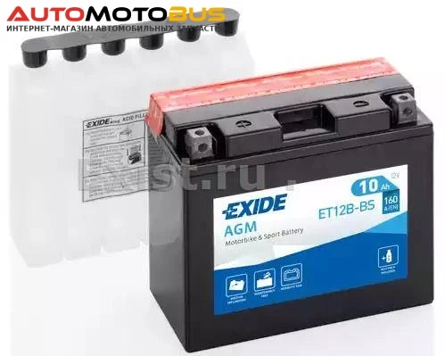 Фото Exide ET12B-BS