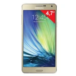 фото Смартфон SAMSUNG Galaxy A3, 2 SIM, 4,7", 4G (LTE), 5/8 Мп, 16 Гб, microSD, золотой, сталь и стекло