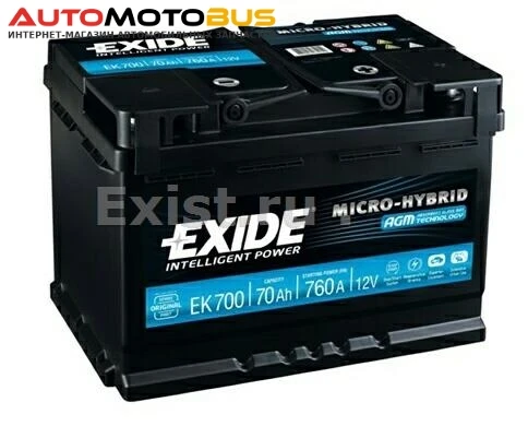 Фото Exide EK700