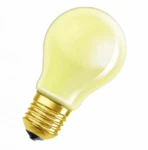 фото Лампа накаливания для отпугивания насекомых желтая - OSRAM SPECIAL INSECTA YELLOW 60W 230V 500lm E27 - 4050300082226