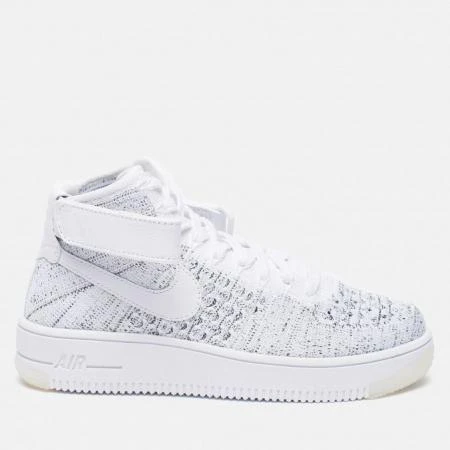 Фото Nike Air Force 1 Flyknit White/White/Black