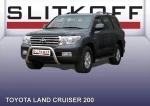 фото Slitkoff Кенгурятник d76 низкий мини Toyota Land Cruiser 200 2007