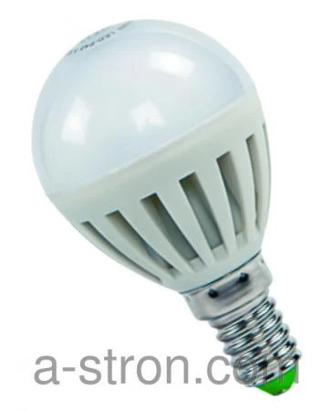 Фото Светодиодные лампы LED-ШАР-standard 3.5Вт 160-260В Е14 3000К 300Лм