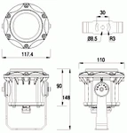 фото Прожектор светодиодный энергосберегающий P-5-WI-XX-XX SINGLE