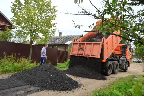 Фото Асфальтовая крошка из под фрезы