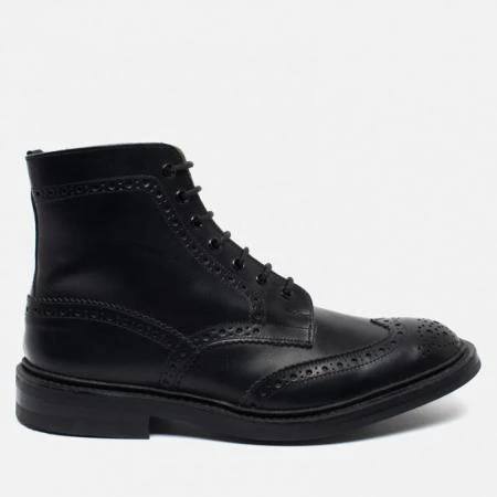 Фото Tricker's Heavy Brogue Stow Black Calf