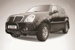 фото Slitkoff Кенгурятник d76 низкий черный SsangYong REXTON (2010)