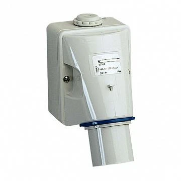 Фото PLUG WALL MOUNT 16A 2P-E | код. 83504 | Schneider Electric