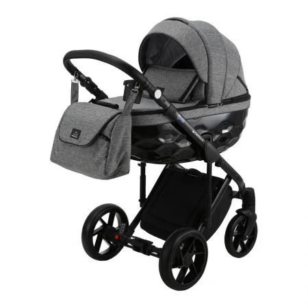 Фото Коляска 3 в 1 BeBe-mobile Castello Standart черный/темно-серый