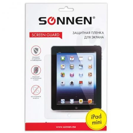 Фото Защитная пленка для iPad mini SONNEN, прозрачная