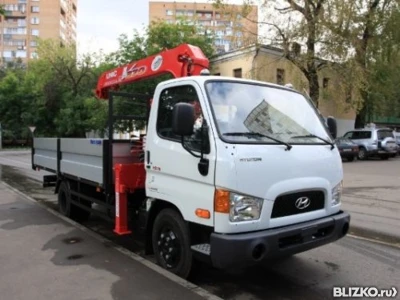 Фото Hyundai HD 78 грузовой бортовой с КМУ SooSan 335