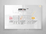 фото Стеклянная магнитно-маркерная доска Askell Lux 100x200