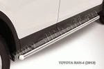 фото Slitkoff Защита порогов d57 труба Toyota Rav 4 2013