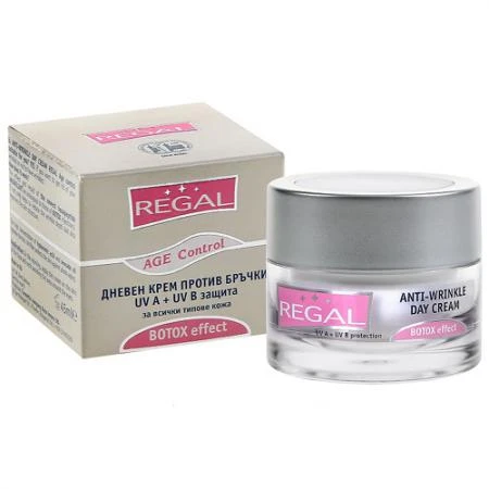 Фото Крем для лица против морщин дневной Regal Age Control Botox Effect Роза Импекс 50 ml