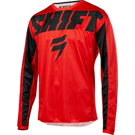 Фото Мотоджерси Shift White York Jersey Red M (21707-003-M)