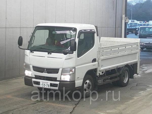 Фото Грузовик бортовой MITSUBISHI CANTER кузов FBA20 гв 2012 гидроборт грузопод 2 тн пробег 59 т.км